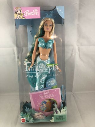 Rare 2003 Fairytopia Magical Mermaid Kayla Barbie Nrfb