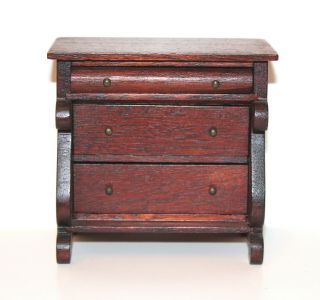 Vintage Chestnut Hill Mahogany Empire Chest Of Drawers
