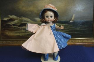 Madame Alexander - kins SLW Auburn Doll Kins Outfit 1955 ' Wendy Loves a Rainy Day ' 2