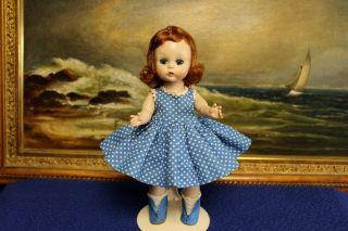 Madame Alexander - kins SLW Auburn Doll Kins Outfit 1955 ' Wendy Loves a Rainy Day ' 3