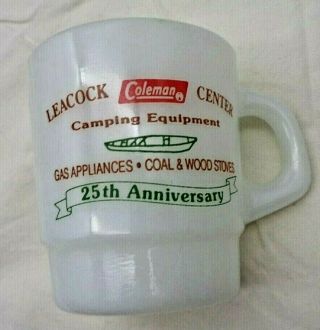 Vintage? Termocrisa Mexico white milk glass mug Leacock Coleman Center Ronks PA 2