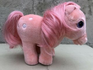 Hasbro Softies My Little Pony Pink Cotton Candy Toy Plush Vintage Retro 80s