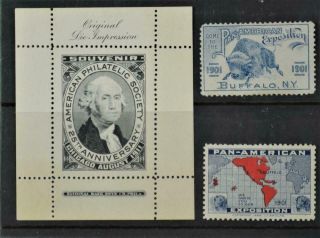 GB AND USA AMERICA STAMPS SELECTION OF PHILATELIC EXHIBITIONS ECT (P96) 2