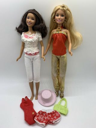 2007 Mattel High School Musical 2 Disney Sharpay Skipper & Gabriella Doll Set