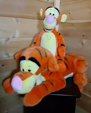 Walt Disney Tigger Stuffed Animal Plush 24 Inch W/bonus Baby Tigger,
