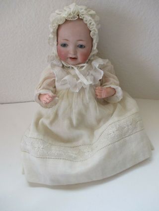 Antique Kestner Jdk 7 Baby Doll 10.  50 Inches With Clothing