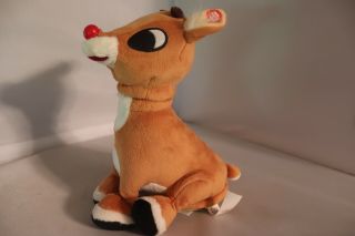 Gemmy Industries Singing Rudolph The Red Nose Reindeer Christmas Plush Toy 2