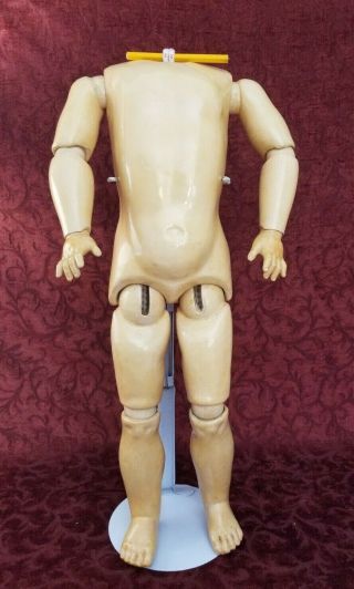 Antique German Large Marked Kestner 5 Fully Jointed Doll Body 20in.
