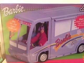 Barbie 2001 Jam N Glam Concert Tour Bus Stage W/lights Sound Factory