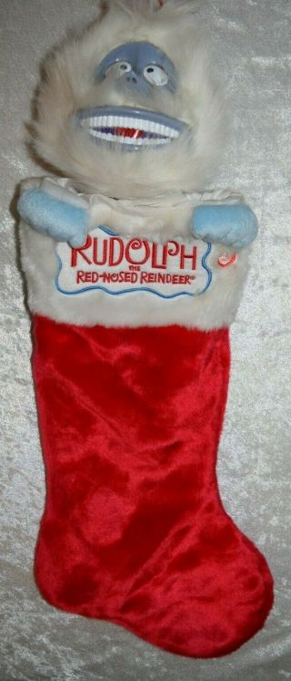 Bumble Abominable Snow Monster Rudolph The Red Nosed Reindeer Christmas Stocking