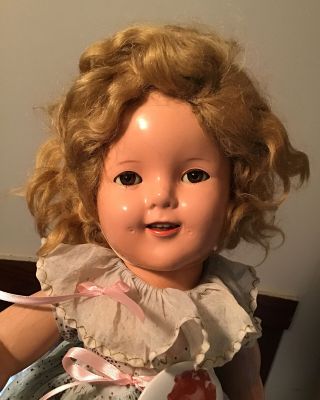 Vintage Shirley Temple Doll 18 Inches Tall With