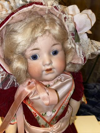 Antique Armand Marseille Germany Bisque Doll Head 990 A 4 M Rare 21” 2