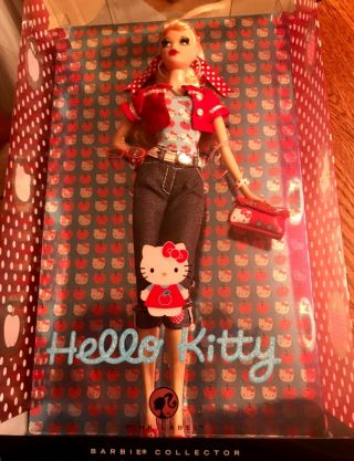 Barbie: Hello Kitty Sanrio Pink Label Rare 2008 Nrfb