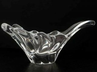 Gorgeous Vintage Signed Daum France Art Glass Bowl
