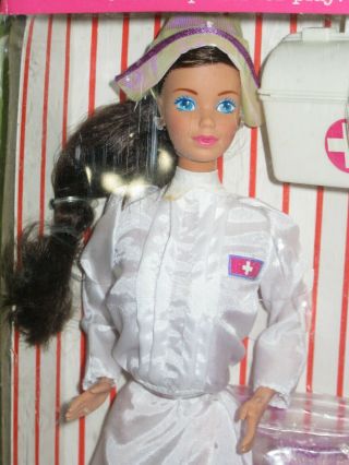 Barbie VINTAGE 1987 Superstar Era 4405 NURSE WHITNEY Steffie Face Doll NRFB 3