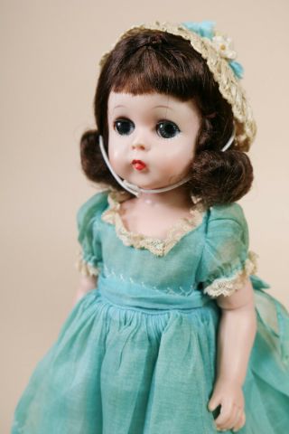11.  5 " Vintage Madame Alexander Lissy Doll In Tagged Dress