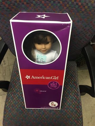 American Girl Grace Thomas Doll And Book,  2015 Girl Of The Year.