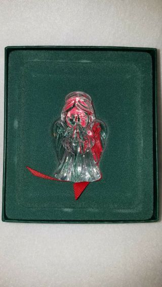 Waterford Crystal Marquis " Angel " Ornament Nib 2nd In Series
