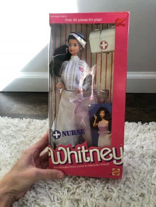 1987 Nurse Whitney Barbie Mattel 4405 Brand New& Collectible Doll