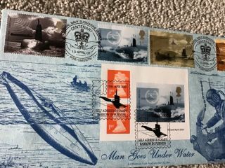 BRADBURY FIRST DAY COVER MAN UNDER WATER LIMITED EDITION 1 of only 150 3