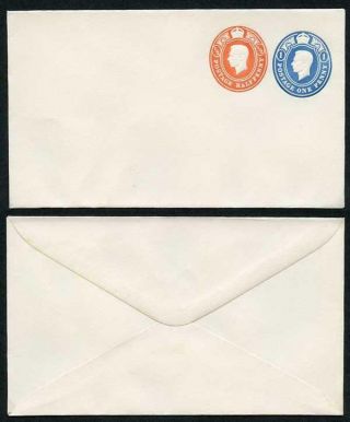 Escp817 Kgvi 1d And 1/2d Compound Envelope