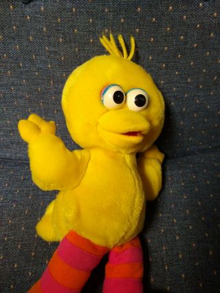 Sesame Street Tickle Me Big Bird Plush Tyco Vintage 1996 shakes laughs 2
