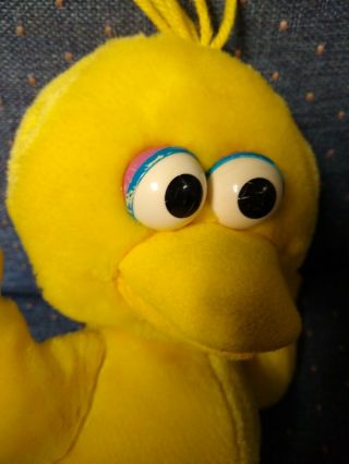 Sesame Street Tickle Me Big Bird Plush Tyco Vintage 1996 shakes laughs 3