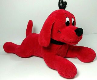 Clifford The Big Red Dog Plush 11 Inches Long Scholastic Tv Series