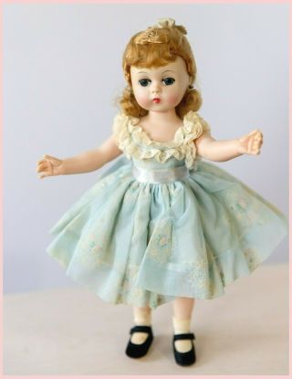 Rare Vintage 1959 Madame Alexander Kelly Doll 1103 In Blue - Lissy Face