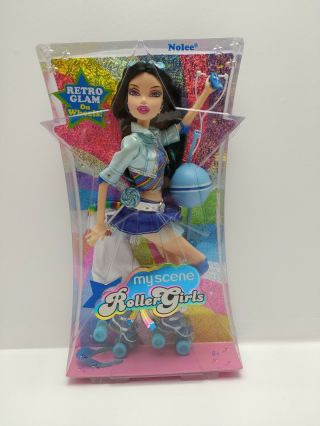 Mattel Barbie My Scene Roller Girls Nolee Doll 2006 Retro Glam - In Packaging