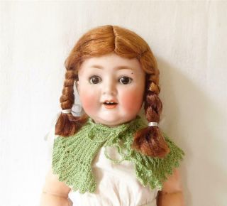 Large Rare Early 20th C German Porzellanfabrik Burggrub Bisque Headed Doll