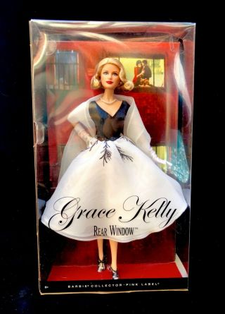 Collector Barbie Doll - Rear Window Grace Kelly - Pink Label Nrfb