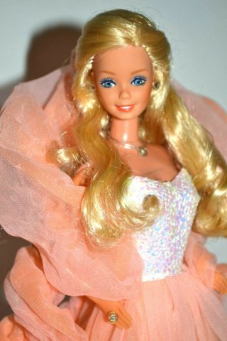 Peaches N Cream Barbie Doll,  Dress & Shoes,  1980 