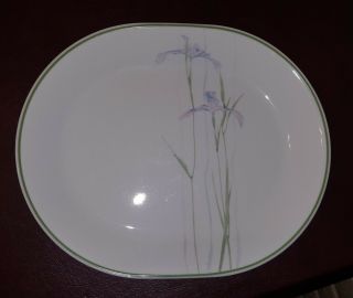 Vintage Corelle Shadow Iris Oval Serving Platter