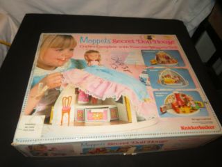 Vintage 1980 Knickerbocker Moppets Secret Doll House Parts Toy