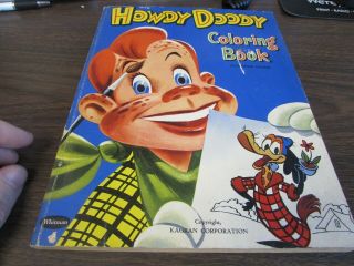 Vintage - Howdy Doody Coloring Book - Kagran Corp 1954 - Very Good