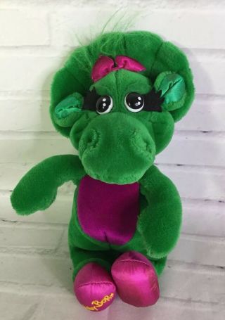Vintage Baby Bop Barney The Dinosaur Lyons Partnership 13in Plush Doll Toy 1992