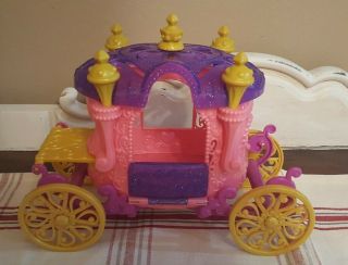 Disney Princess Magiclip Doll Figure Aurora Sleeping Beauty Pink Royal Carriage 2