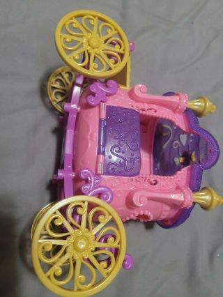 Disney Princess 2013 Mattel Little Kingdom Purple & Pink Royal Carriage