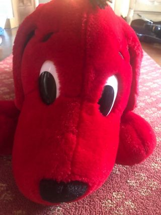 Scholastic 20 " Plush Clifford The Big Red Dog Vtg Red Large Stuffed Animal