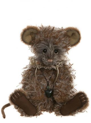 Feta Mohair Mouse By Charlie Bears - 11 " Sj5927b