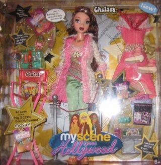 My Scene Doll Chelsea Goes Hollywood Box Vhtf Rare Barbie 2005