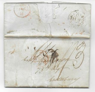 Scotland,  Inverness - Shire 1808 Entire Wrapper Naval Content From Fort George.