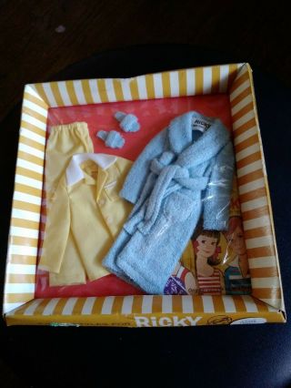 Vintage Barbie Ricky 1505 Lights Out Outfit Nrfb Mib Htf