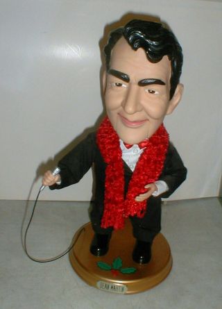 Animated Gemmy 18 " Singing Dean Martin Figure Pop Culture Holiday Series See