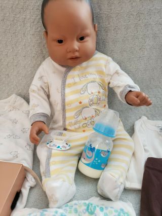 Realcare Baby Think It Over Doll G4 Hispanic Boy Male