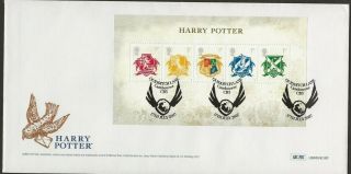 17/7/2007 Harry Potter Miniature Sheet –very Rare Ltd.  8/30 Abc - Fdc -