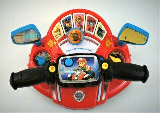 Paw Patrol Pups To The Rescue Driver Vtech Talking Steering Wheel Ryder 