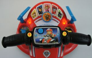 Paw Patrol Pups to the Rescue Driver vTech Talking Steering Wheel Ryder ' s ATV 2