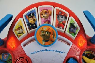 Paw Patrol Pups to the Rescue Driver vTech Talking Steering Wheel Ryder ' s ATV 3